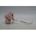 Wedding Rose Posy with Diamante Centres - Available in 40+ Colours